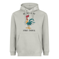 Moon Dust Moana Hei Hei Is My Spirit Animal Portrait Heavyweight Hoodie - PixelWave