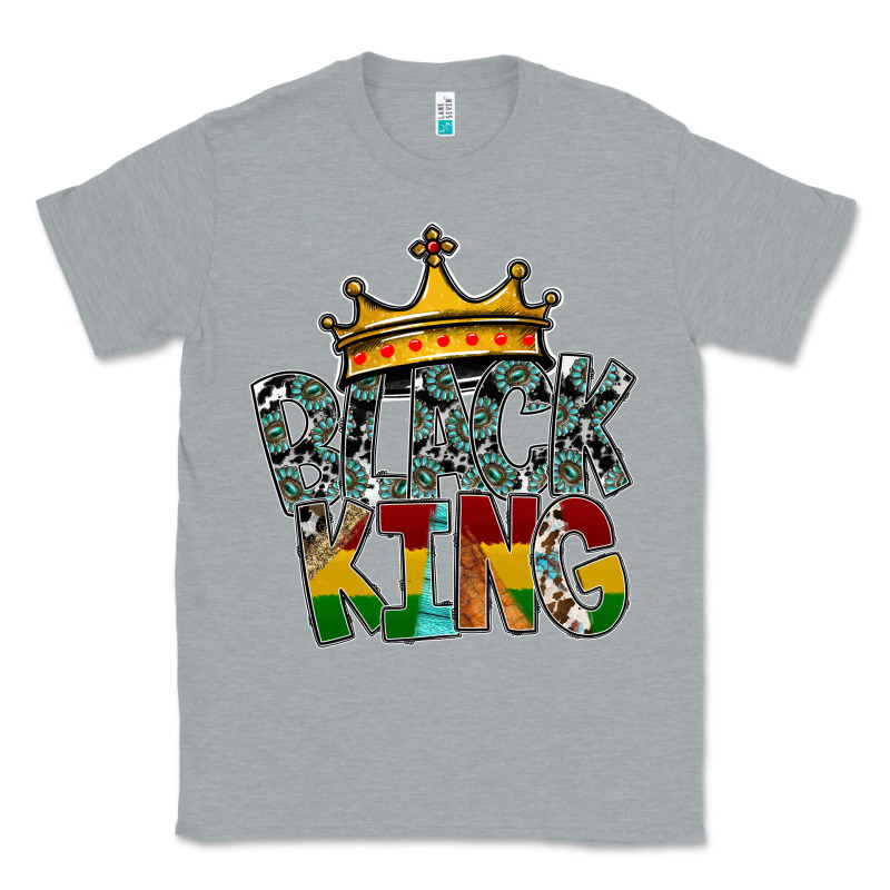 Black King Classic Tee by SublimationCraftShop | Teevron