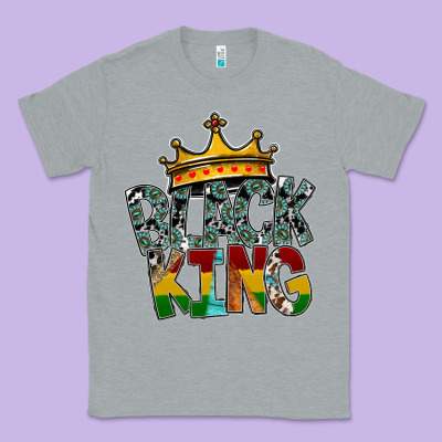 Black King Classic Tee Designed By Sublimationcraftshop