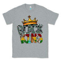 Heather Grey black king Classic Tee - SublimationCraftShop