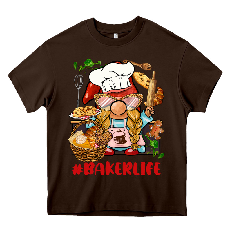 Baker Life Gnome Heavy Core Tee by BarkalooDesign | Teevron