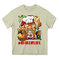Mossy baker life gnome Heavy Core Tee - BarkalooDesign