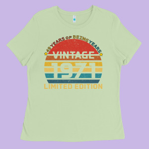 Vintage 1971 Limited Ladies Tee Designed By Bettercallsaul
