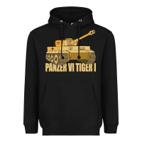 Black panzer vi tiger i tank gift ww2 german army tanks Heavyweight Hoodie - Craftify