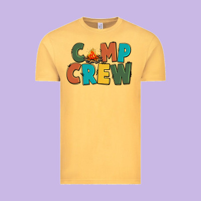 Camp Crew Vintage Tee Designed By Cowgirlartshop