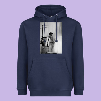 Malcolm X Heavyweight Hoodie Designed By Craftify