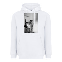 White malcolm x Heavyweight Hoodie - Craftify