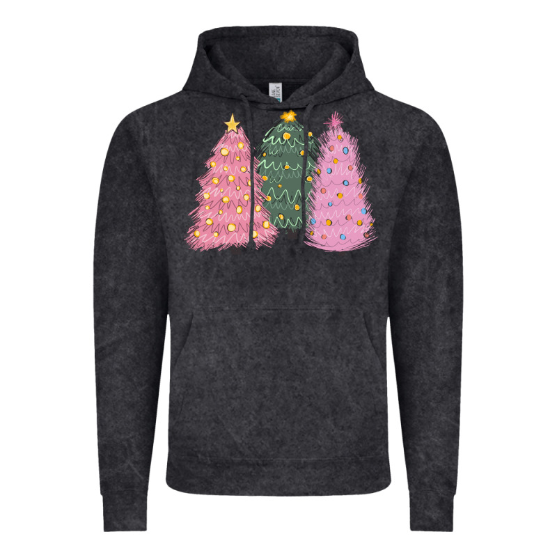 Christmas Trees Vintage Hoodie by CowGirlArtShop | Teevron