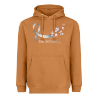 Meerkat pretty white ribbon support lung cancer awareness t shirt Heavyweight Hoodie - Craftify