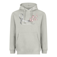 Moon Dust pretty white ribbon support lung cancer awareness t shirt Heavyweight Hoodie - Craftify