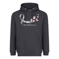 Smoke pretty white ribbon support lung cancer awareness t shirt Heavyweight Hoodie - Craftify