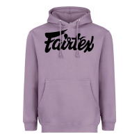 Lavender Fairtex Combat Sport Style Black Heavyweight Hoodie - Craftify