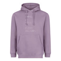 Lavender i'm  going to  hell in  every  religion Heavyweight Hoodie - Craftify