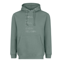 Sage i'm  going to  hell in  every  religion Heavyweight Hoodie - Craftify