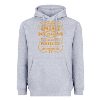 Heather Grey vintage 1946 the man myth legend 77 year old birthday gifts Heavyweight Hoodie - trangStudio
