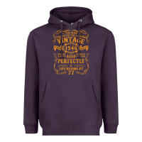 Plum vintage 1946 the man myth legend 77 year old birthday gifts Heavyweight Hoodie - trangStudio