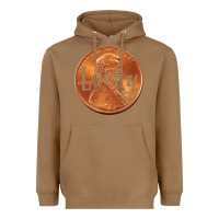 Toasted Coconut Cute Good Luck Gift - Lucky Penny Heavyweight Hoodie - Craftify