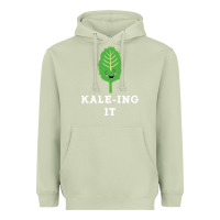 Matcha kaleing it kale art for vegans vegetarians Heavyweight Hoodie - Craftify