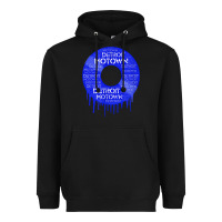 Black detroit motown record t shirt motown record t shirt Heavyweight Hoodie - Craftify