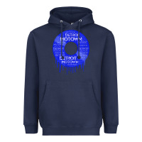 Navy detroit motown record t shirt motown record t shirt Heavyweight Hoodie - Craftify