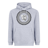 Heather Grey blackfeet nation flag   blackfeet Heavyweight Hoodie - Craftify