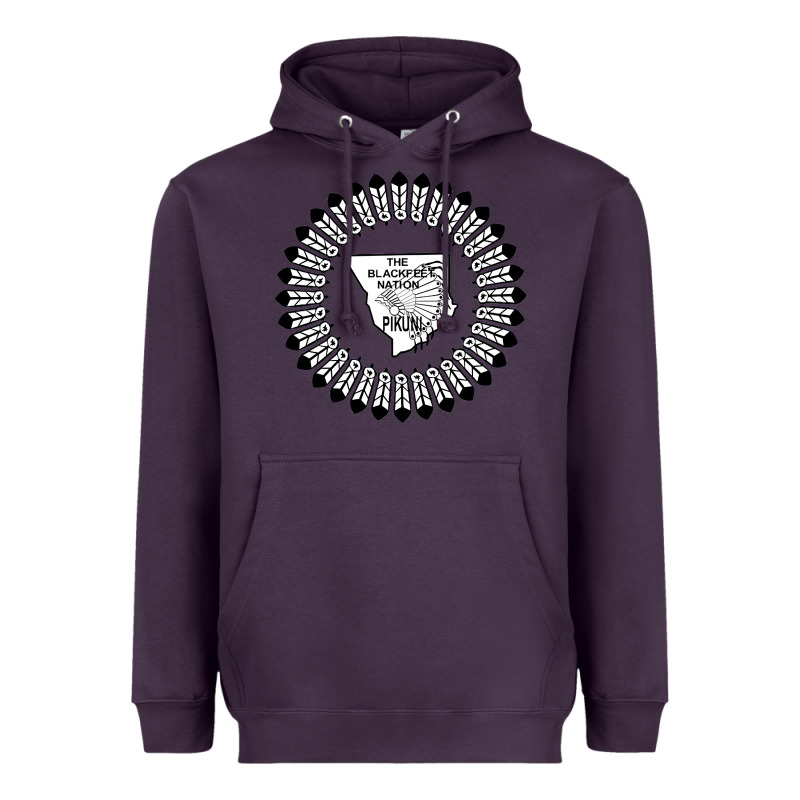 Blackfeet Nation Flag   Blackfeet Heavyweight Hoodie by Craftify | Teevron