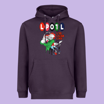 Nice Lpotl Live Laugh Love Heavyweight Hoodie Designed By Craftify