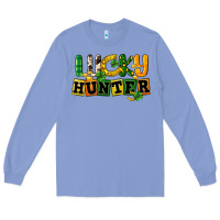 Colony Blue Lucky hunter St. Patrick's Day Long Sleeve Tee - CowGirlArtShop