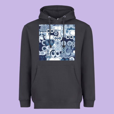 Coach Blue Heavyweight Hoodie Designed By Craftify