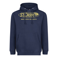 Navy st croix rods Heavyweight Hoodie - Craftify