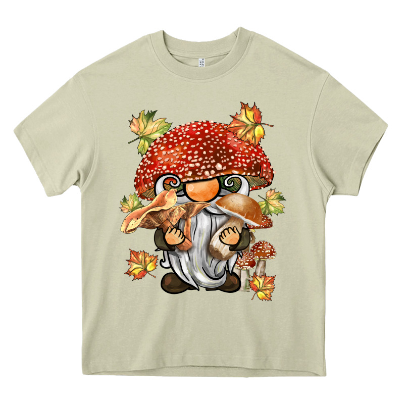 Mushroom Gnome Heavy Core Tee by BarkalooDesign | Teevron