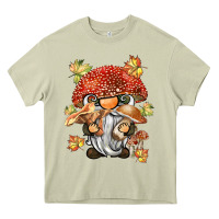 Mossy mushroom gnome Heavy Core Tee - BarkalooDesign