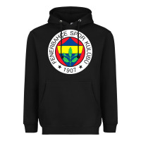 Black fenerbahçe pullover Heavyweight Hoodie - Craftify