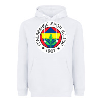 White fenerbahçe pullover Heavyweight Hoodie - Craftify