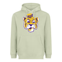 Matcha Vintage Louisiana State Tiger Mascot Heavyweight Hoodie - Craftify