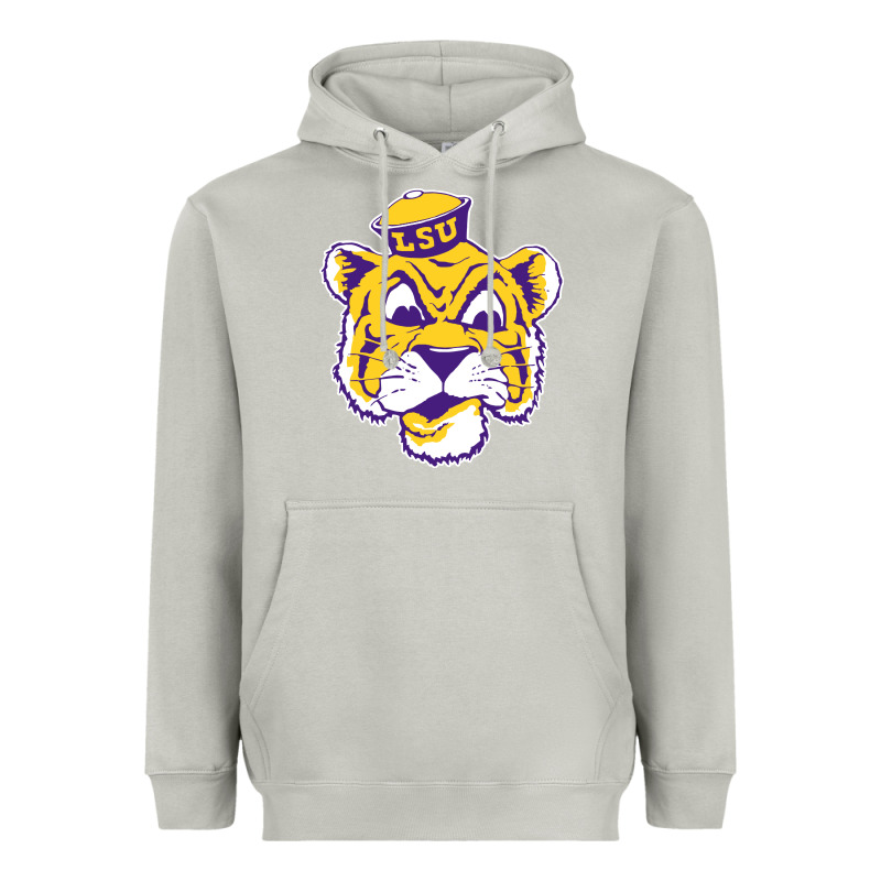 Vintage Louisiana State Tiger Mascot Heavyweight Hoodie by Craftify | Teevron