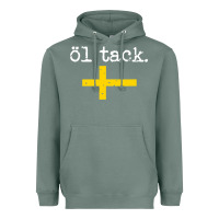 Sage Swedish Beer Please Ol Tack Heavyweight Hoodie - Craftify
