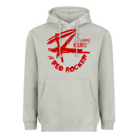 Moon Dust red rocker music Heavyweight Hoodie - Craftify