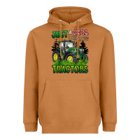 Meerkat just a girl who loves tractors Heavyweight Hoodie - BarkalooDesign