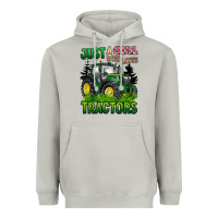 Moon Dust just a girl who loves tractors Heavyweight Hoodie - BarkalooDesign