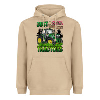 Mushroom just a girl who loves tractors Heavyweight Hoodie - BarkalooDesign