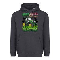 Smoke just a girl who loves tractors Heavyweight Hoodie - BarkalooDesign