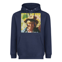 Navy john denver estate releases unrele Heavyweight Hoodie - Craftify