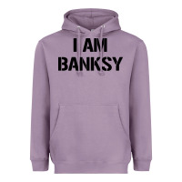 Lavender i am banksy Heavyweight Hoodie - Craftify