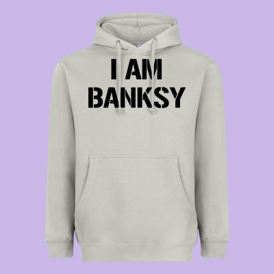 I Am Banksy Heavyweight Hoodie Designed By Craftify