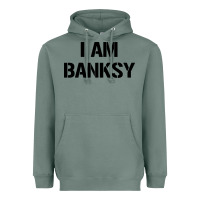 Sage i am banksy Heavyweight Hoodie - Craftify
