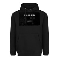 Black De La Soul Cassette Tape Heavyweight Hoodie - Craftify