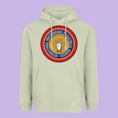 Ibew Electrician 1 Heavyweight Hoodie Designed By Craftify