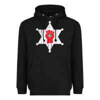 Black GONZOS SHERIFF HUNTERS S THOMPSON Heavyweight Hoodie - Craftify