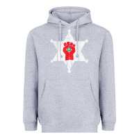 Heather Grey GONZOS SHERIFF HUNTERS S THOMPSON Heavyweight Hoodie - Craftify